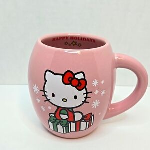 Sanrio 2013 Hello Kitty Pink Holiday Mug 12oz